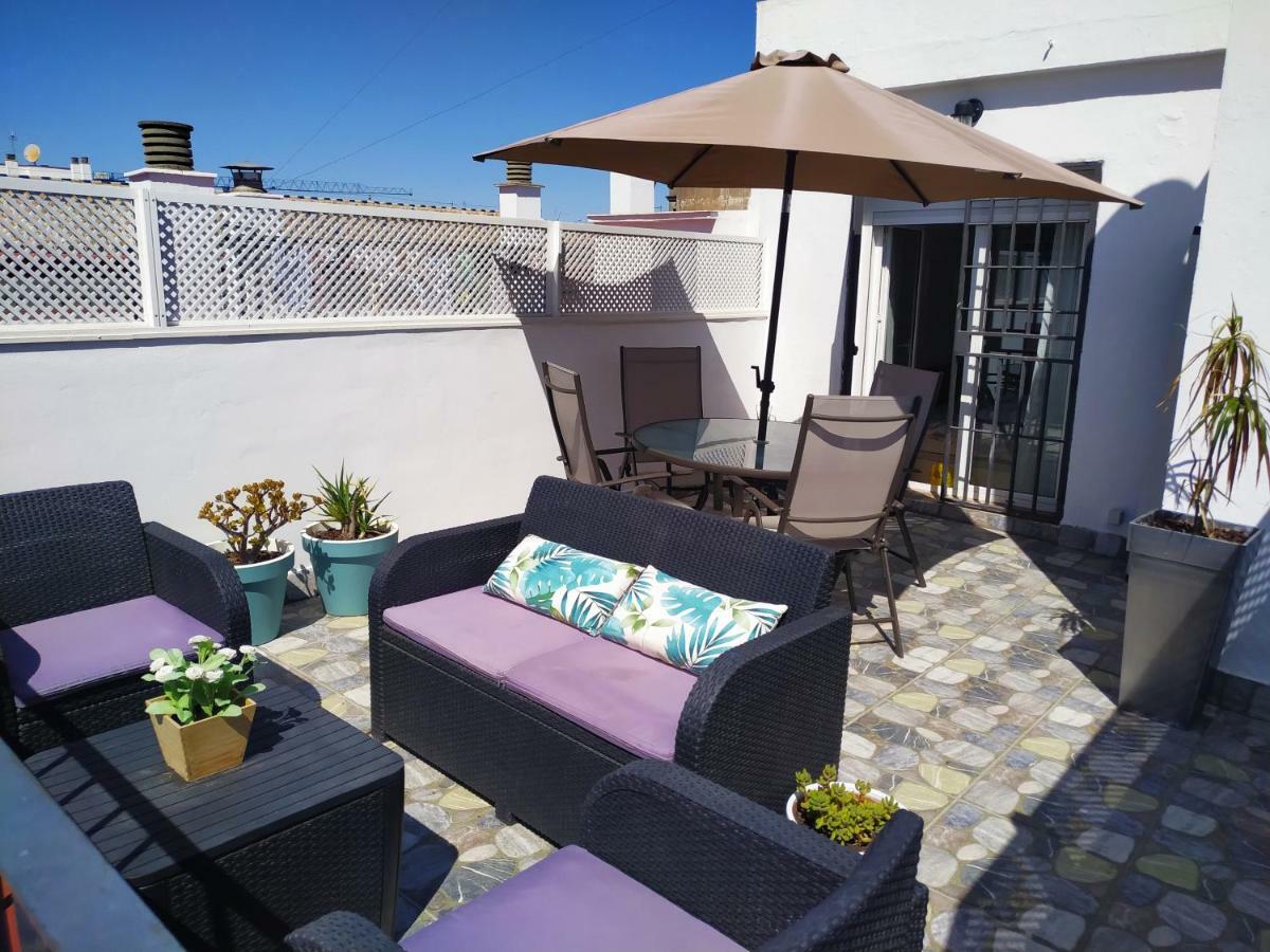 Charming Terrace - Sunny Chill Out Terrace Apartment Sevilla Bagian luar foto